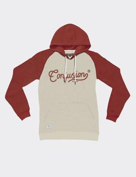 Sudadera Confusion HANDCRAFTED LOGO - Beige