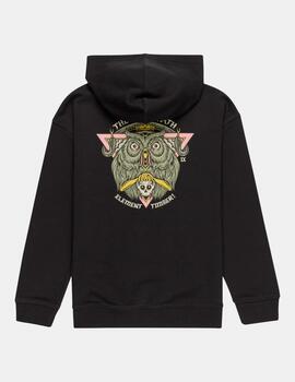 Sudadera Cap. JR ELEMENT TIMBER THE KING - Off  Black