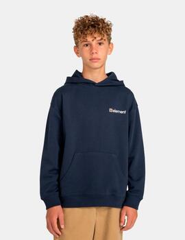 Sudadera Capucha JR ELEMENT JOINT CUBE - Eclipse Navy