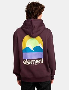 Sudadera Capucha ELEMENT HALO - Plum Perfect