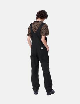 Mono CARHARTT WIP W' BIB OVERALL - Black Rinsed