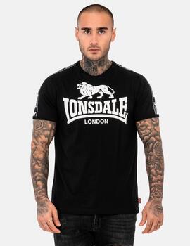 Camiseta LONSDALE STOUR - Black/White