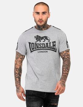 Camiseta LONSDALE STOUR - Marl Grey/Black/White