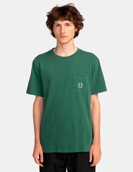 Camiseta ELEMENT BASIC POCKET PIGMENT - Trekking Green