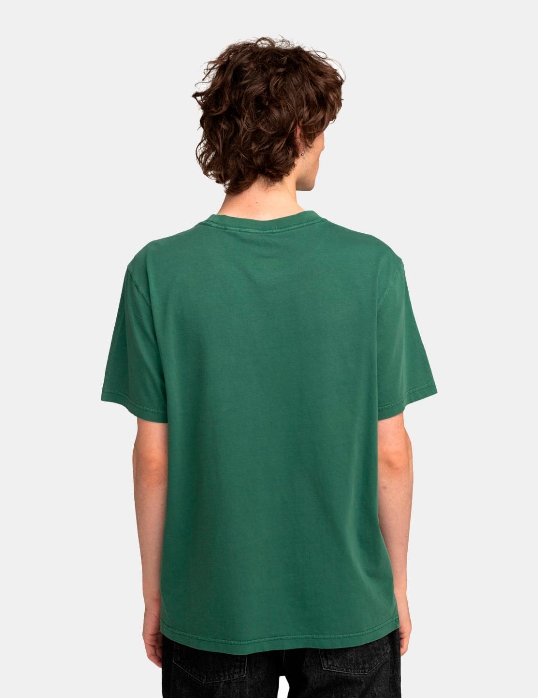 Camiseta ELEMENT BASIC POCKET PIGMENT - Trekking Green