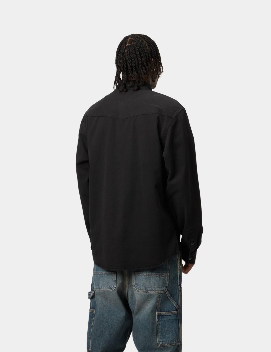 Camisa CARHARTT WIP SANTA FE LS - Black
