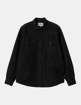 Camisa CARHARTT WIP SANTA FE LS - Black