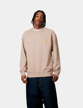 Sudadera Crew CARHARTT WIP GREATEST FLICKS - Fleur De Sel