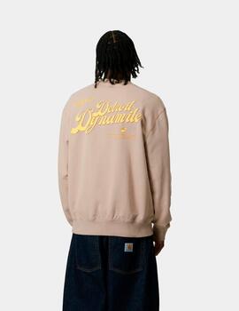 Sudadera Crew CARHARTT WIP GREATEST FLICKS - Fleur De Sel