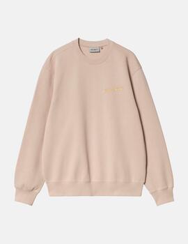 Sudadera Crew CARHARTT WIP GREATEST FLICKS - Fleur De Sel