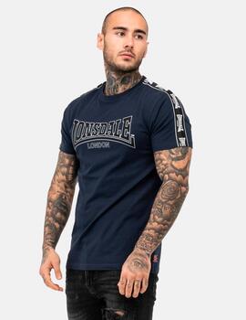 Camiseta LONSDALE VEMENTRY - Navy/Black/White