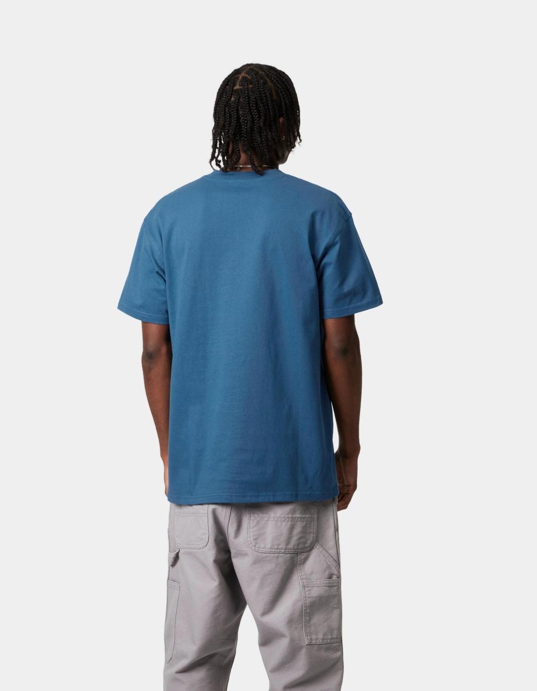 Camiseta CARHARTT WIP AMERICAN SCRIPT - Sodalite