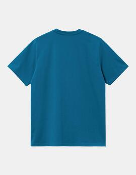 Camiseta CARHARTT WIP AMERICAN SCRIPT - Sodalite