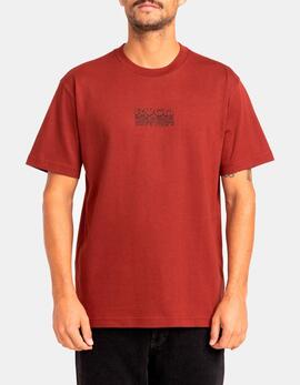 Camiseta RVCA ONE NIGHT ONLY - Red Earth
