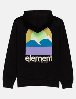 Sudadera Capucha ELEMENT HALO - Flint Black