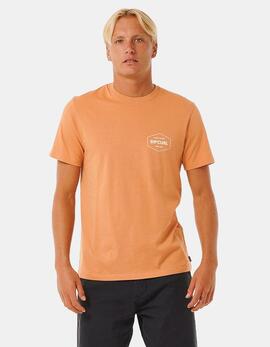 Camiseta RIP CURL STAPLER - Clay
