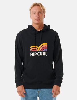 Sudadera Cap. RIP CURL SURF REVIVAL CAPTURE - Black