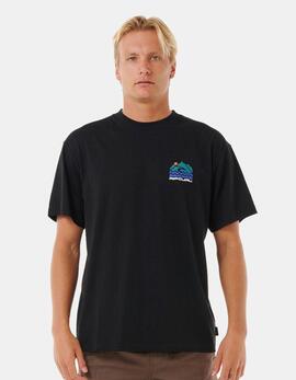 Camiseta RIP CURL VAPORCOOL SEARCH TREK - Black