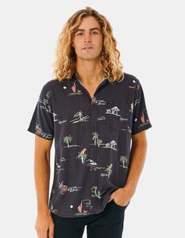 Camisa RIP CURL PARTY PACK - Washed Black