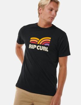 Camiseta RIP CURL SURF REVIVAL CAPTURE - Black