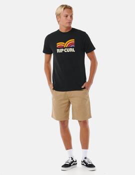 Camiseta RIP CURL SURF REVIVAL CAPTURE - Black