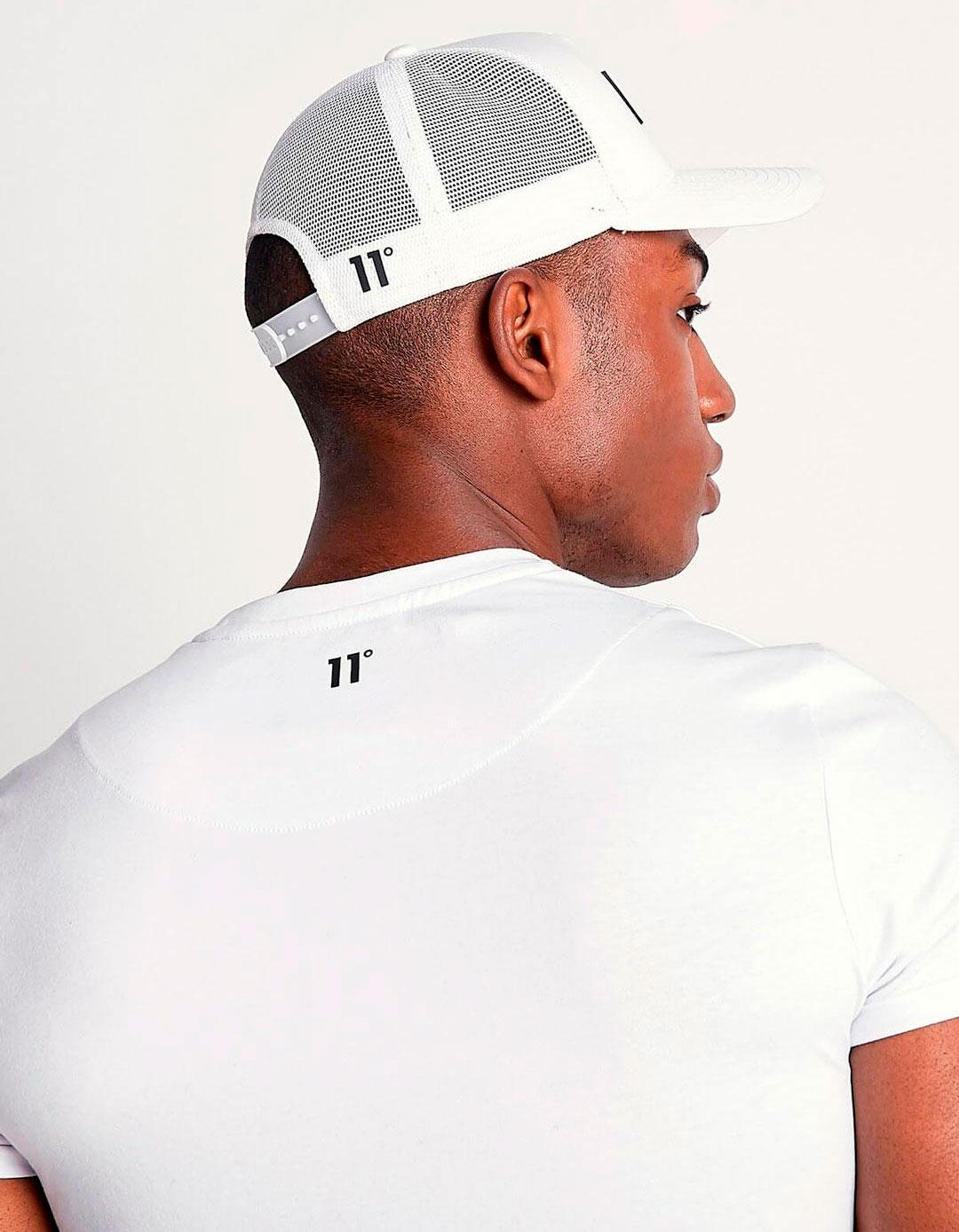 Gorra ELEVEN DEGREES DOMINO TRUCKER - White