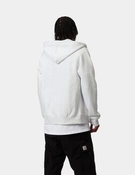 Sud. Cap. Abierta CARHARTT WIP HOODED CHASE - Ash Heather/G