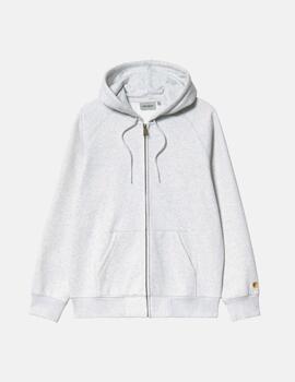 Sud. Cap. Abierta CARHARTT WIP HOODED CHASE - Ash Heather/G