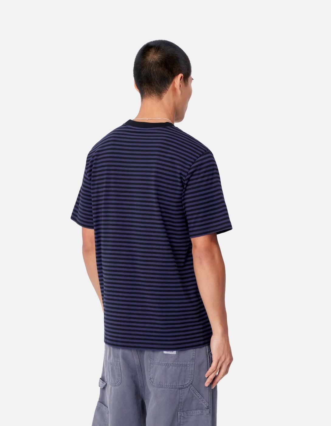 Camiseta CARHARTT WIP VERNER POCKET - Black / Aura