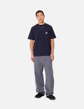 Camiseta CARHARTT WIP VERNER POCKET - Black / Aura