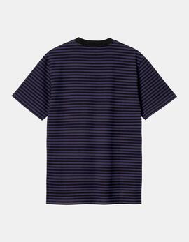 Camiseta CARHARTT WIP VERNER POCKET - Black / Aura