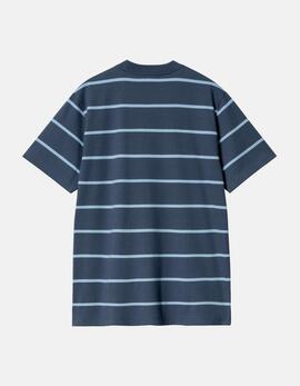 Camiseta CARHARTT WIP AIKEN POCKET - Dusky Blue