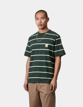Camiseta CARHARTT WIP AIKEN POCKET - Conifer