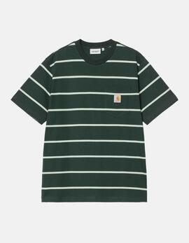 Camiseta CARHARTT WIP AIKEN POCKET - Conifer