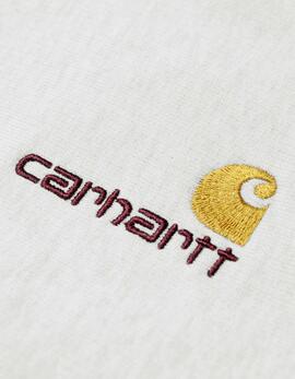 Sudadera Crew CARHARTT WIP AMERICAN SCRIPT - Ash Heather