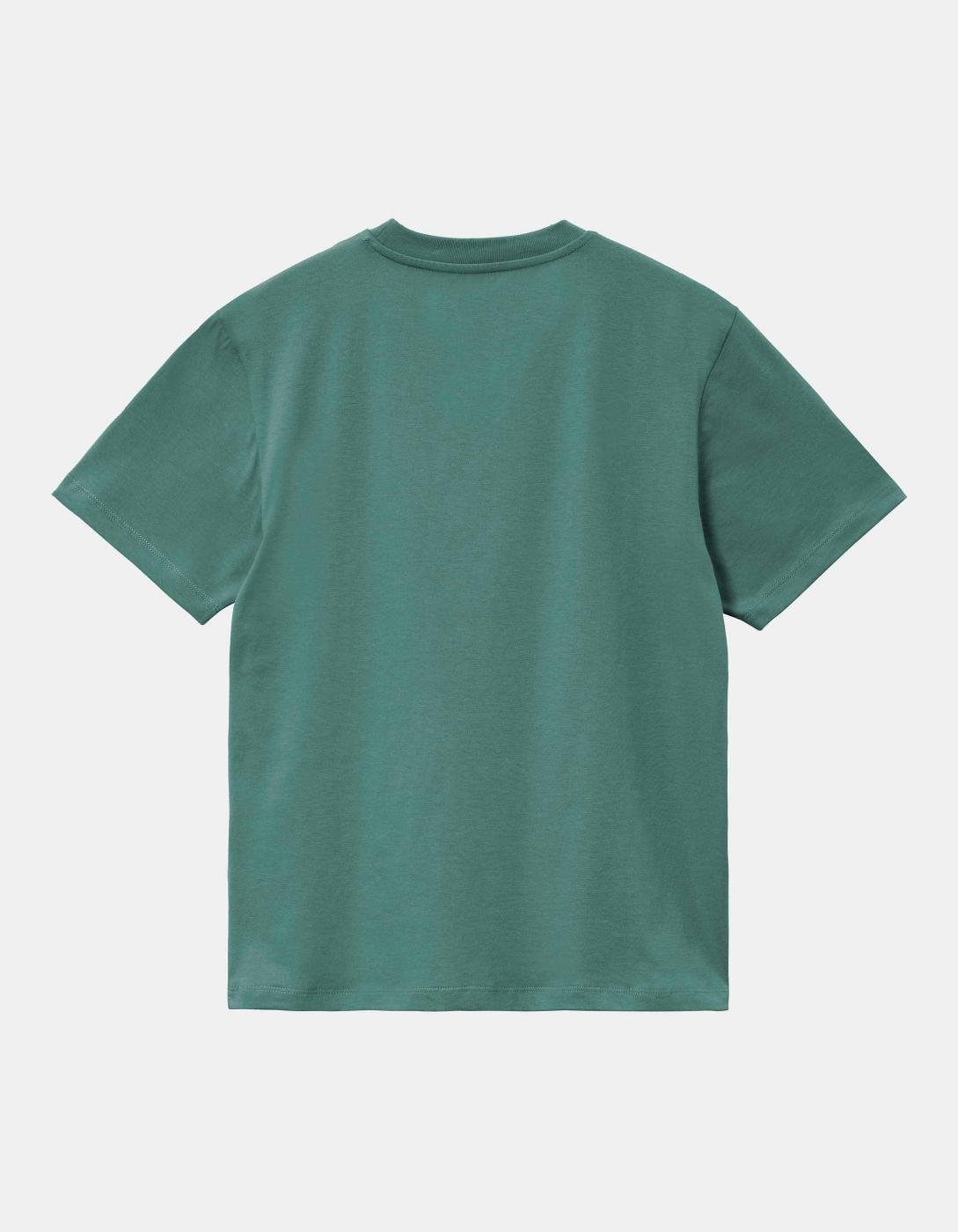 Camiseta CARHARTT WIP W' CHASE - Silver Pine / Gold