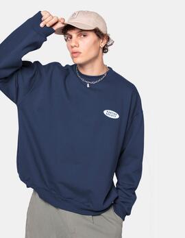 Sudadera KAOTIKO Crew LIFE IS GOOD - Navy