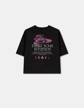 Camiseta KAOTIKO EYE TRUST YOUR INTUITION - Black