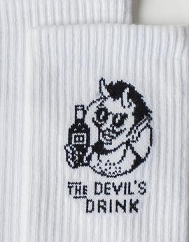 Calcetines KAOTIKO DEVIL DRINKS - White