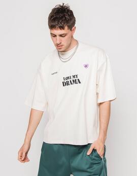 Camiseta KAOTIKO CROPPED LOVE MY DRAMA - Tabacco