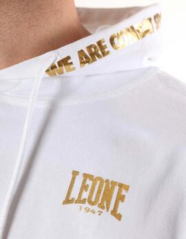 Sudadera Capucha NEW GOLD - White/Gold