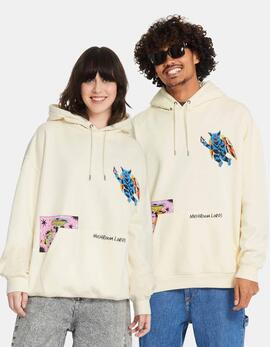 Sudadera Capucha VOLCOM FA BOB MOLLEMA - Light Beige
