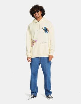 Sudadera Capucha VOLCOM FA BOB MOLLEMA - Light Beige