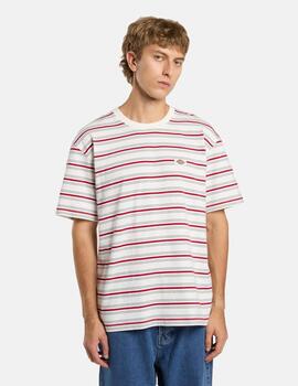 Camiseta DICKIES LEWISTOWN STRIPE- Egret