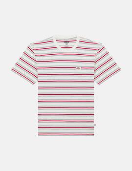 Camiseta DICKIES LEWISTOWN STRIPE- Egret