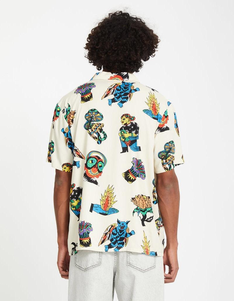 Camisa VOLCOM FA BOB MOLLEMA - Light Beige