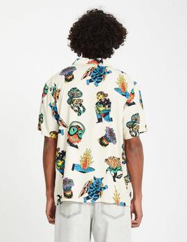 Camisa VOLCOM FA BOB MOLLEMA - Light Beige