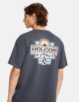 Camiseta VOLCOM SURE THING HTH - Dark Slate