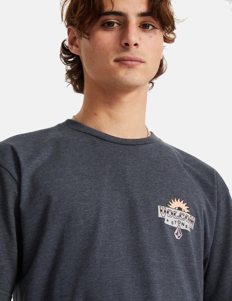 Camiseta VOLCOM SURE THING HTH - Dark Slate