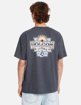 Camiseta VOLCOM SURE THING HTH - Dark Slate